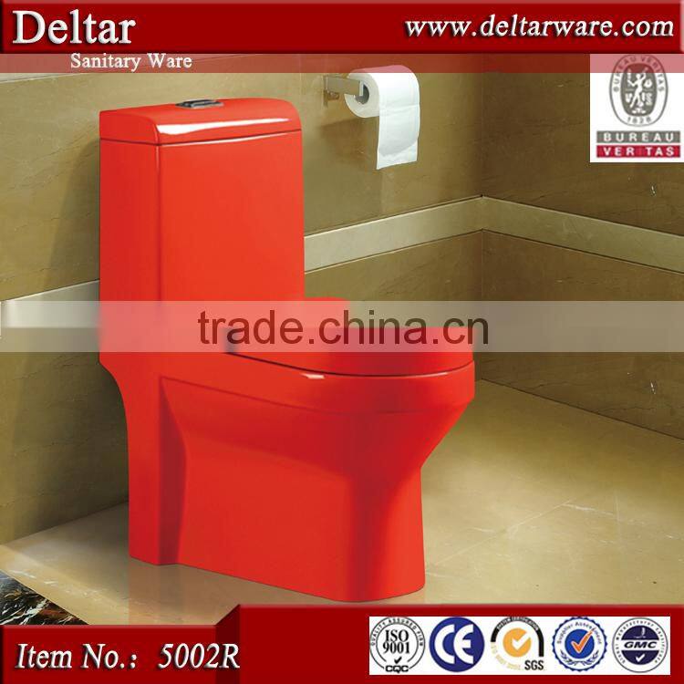 Sanitary ware bathroom ceramic colour toilet with bidet , Golden dragon toilet