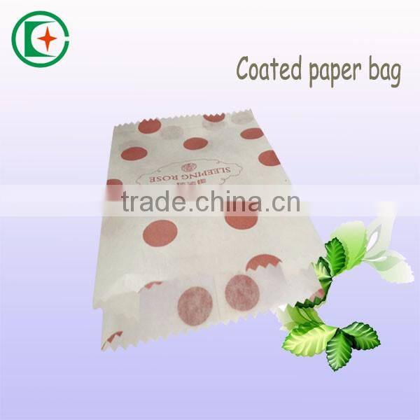 Food grade paper bag take away fast food french fries paper bag