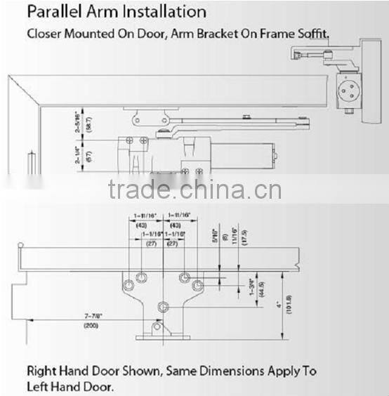 Heavy duty garage door closer latest door closers UL listed