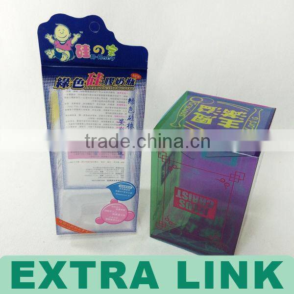 Wholesale Clear PVC Plastic Skin Care Cream Packaging Box