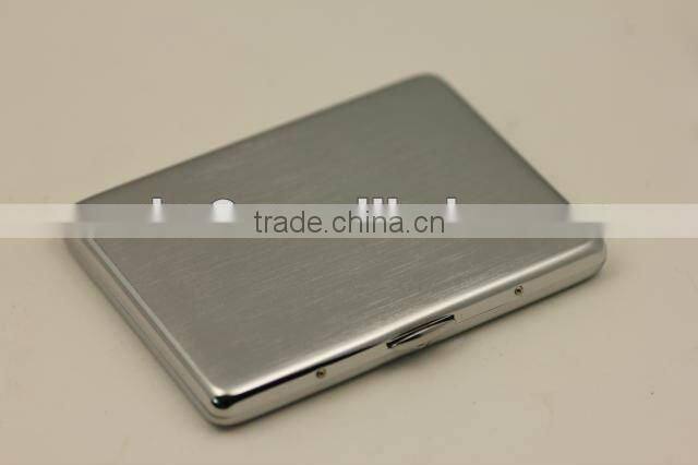 Metal cigarette case. Novelty metal cigarette box.