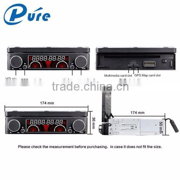 New arrival 7 inch android car radio 1 din car audio navigation system car dvd player