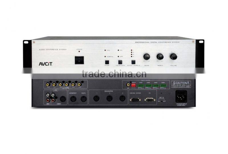 AVCIT Chairman/Delegate Unit Conference Microphone Audio Speaker System Wired Desktop Meeting System