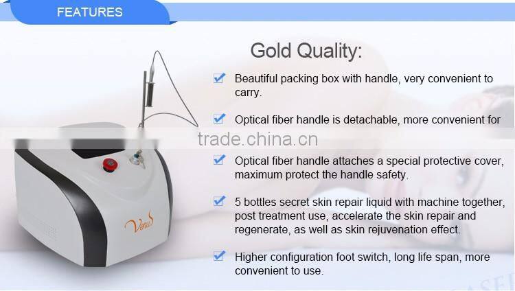 Competitive price 5 bottles secret skin repair liquid spider veins removal machine for age spots