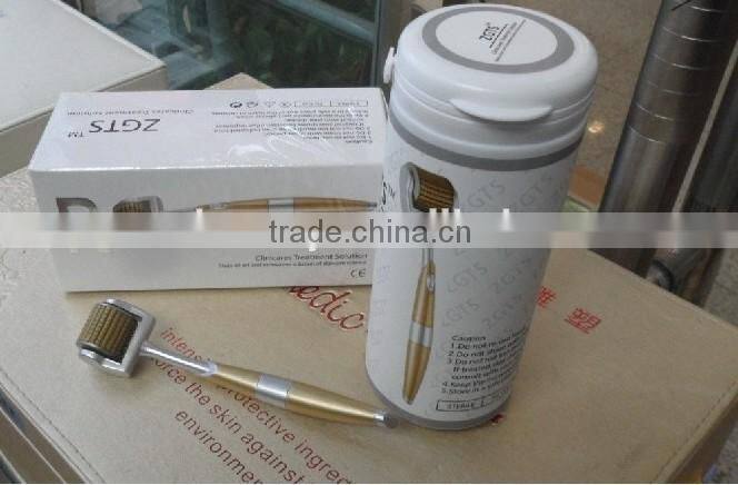 2015 Wholesale 192 needles ZGTS Titanium micro needle golden derma roller system