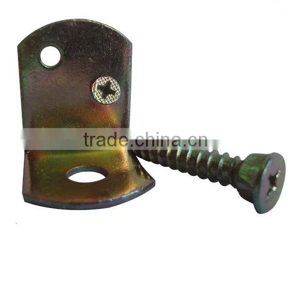 YELLOW CHROMATED Rail Bracket With Fixed Screw