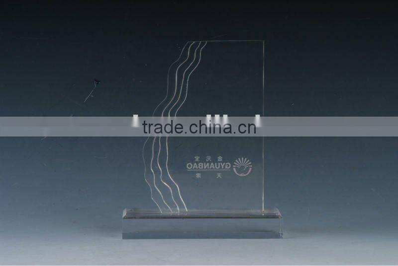 2012NEW HOT SALE glass acrylic trophy cup and trophies