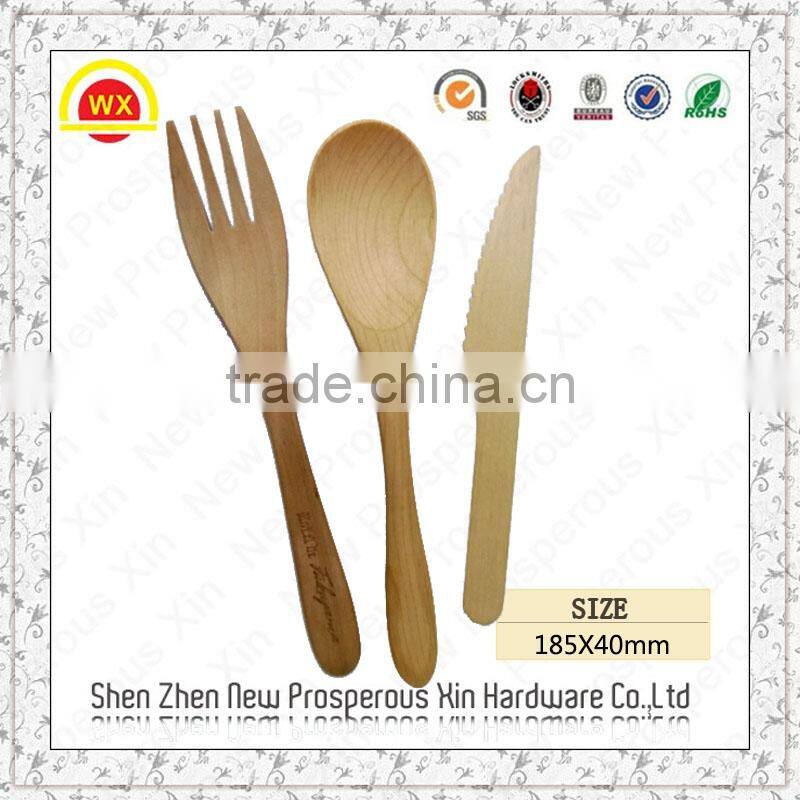 Wholesale bulk cheap birch disposable french tableware