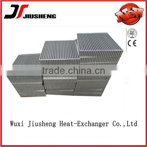 air cooled plate &bar aluminum oil cooler core with high heat transfer