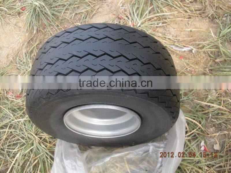 Non-Marking PU foam solid wheels 18x850-8