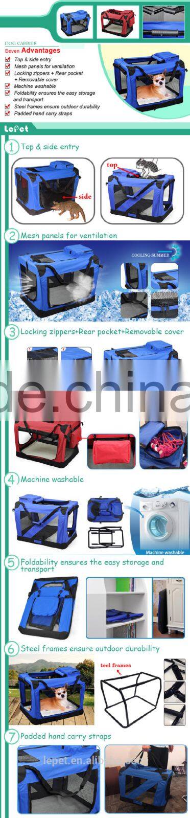 Foldable folding pet carrier plastic pet bag carrier pet bag carrier