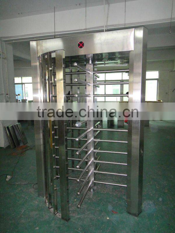Hot selling Stainless steel single channel access control system full height turnstile