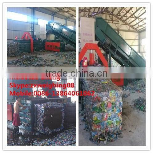 Automatic hyraulic scrap plastic baler/ PET bottle baler/ Plastic film baler