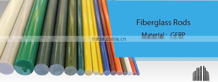 cost effective colorful maintenance free fiberglass colorful rod