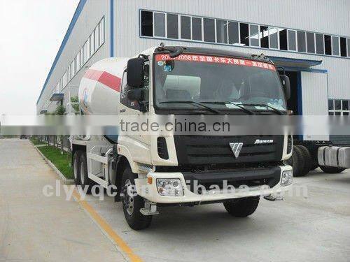 FOTON Auman 4x2 concrete mixer truck with 10M3 tanker mixer truck for sale