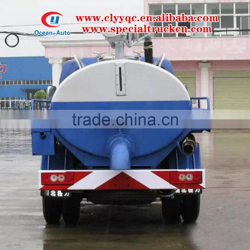 Foton 4cbm 5cbm fecal sucktion truck made in China