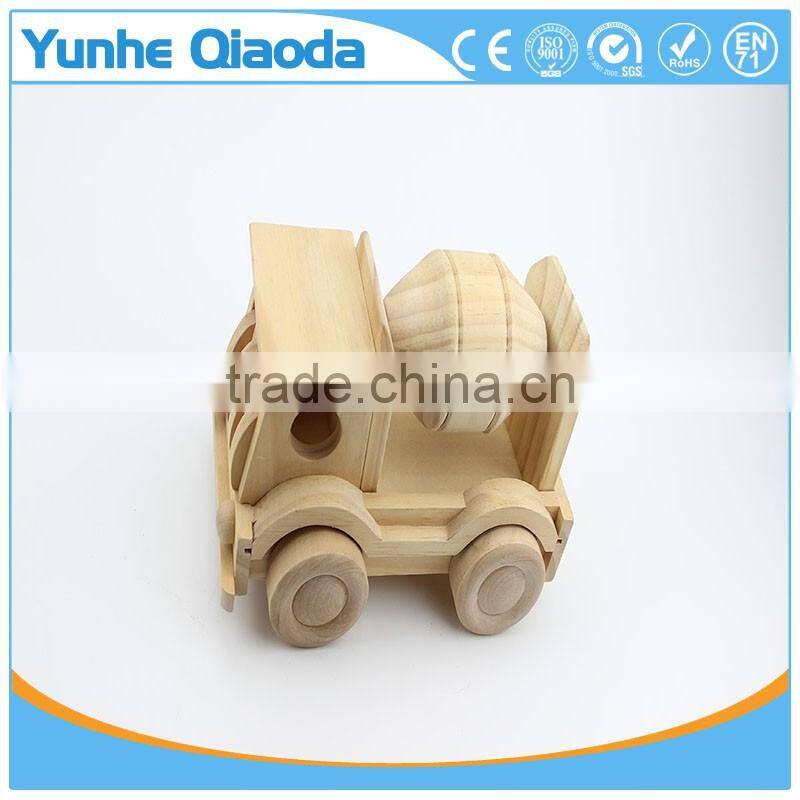 Vehicle Puzzlesoil tank 3D Woodcraft Kit Assemble Paint DIY Toys for Kids Adults the Best Birthday Gift