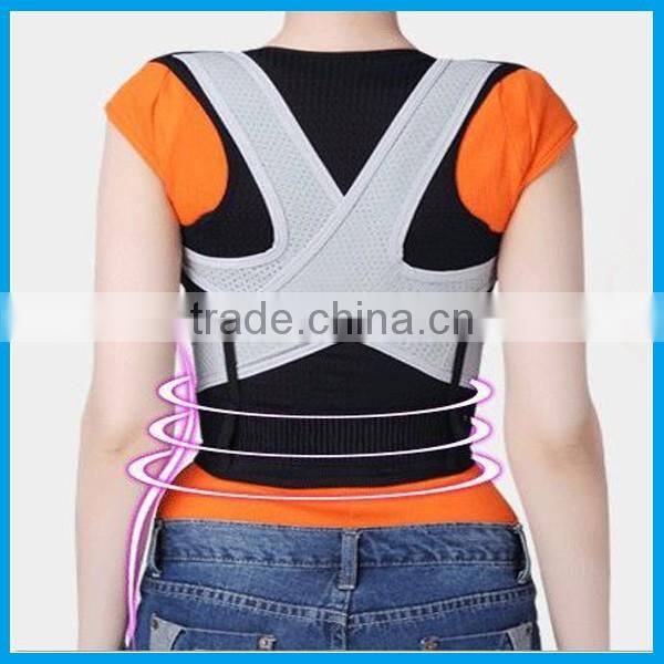 Professional adjustable posture magnetic back straightening support belt