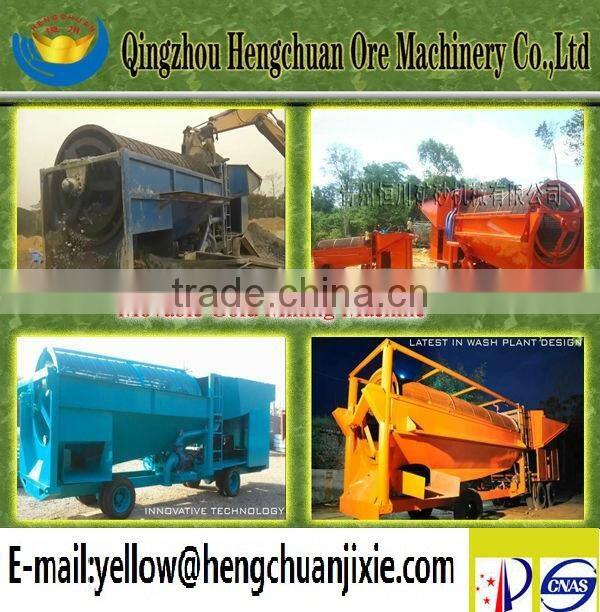 Good efficiency HC series of Mobile Gold Mining Trommel Machine(100T)