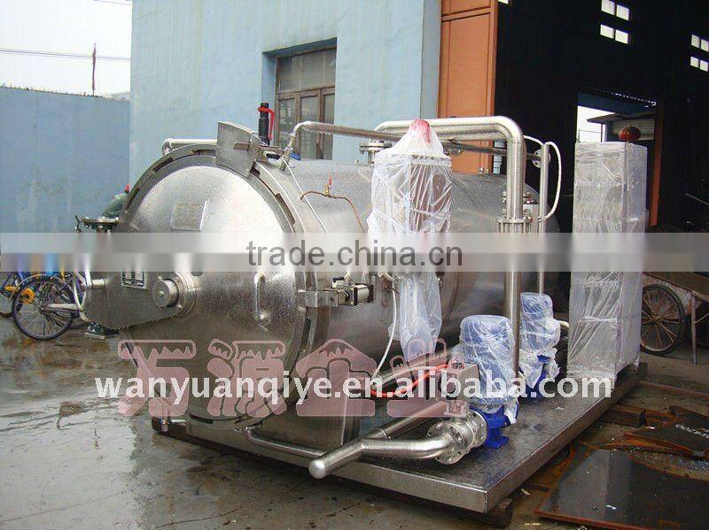water spray sterilizer retort for glass jars