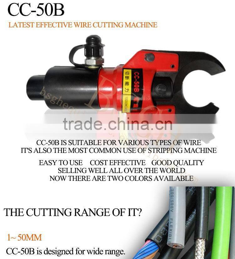 manual operating cable cutter cheap and samll cutting tools hanger making machine cutting cable wires buyer in North America