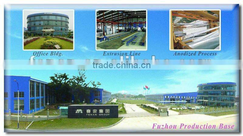 office partition profiles aluminium