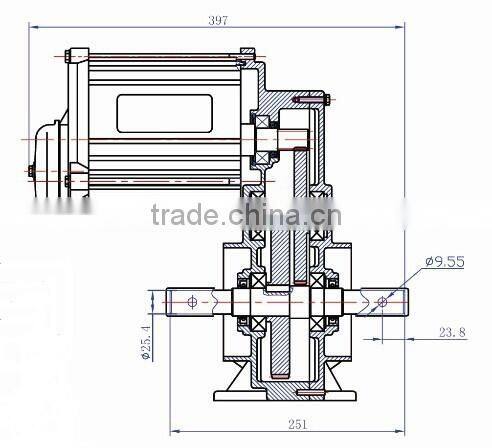 center drive for pivot irrigation