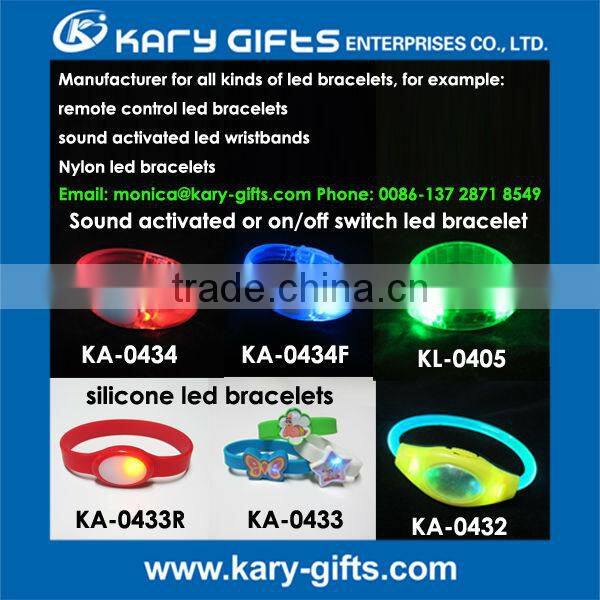 FM Wireless LED Remote Control Bracelets