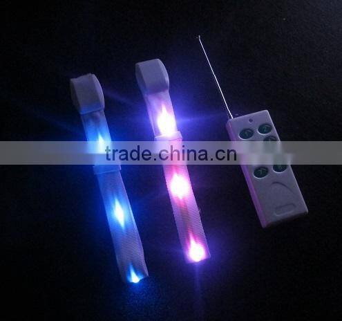 RF Remote Controlled LED Wristband for Concert
