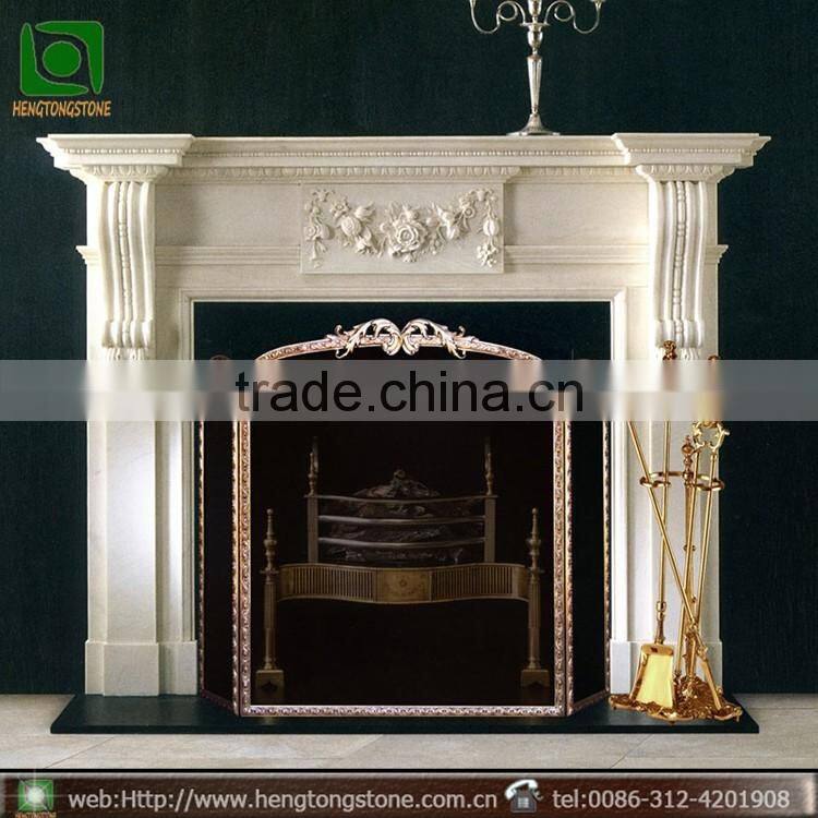 Marble Stone Fireplace Mantel Shelf