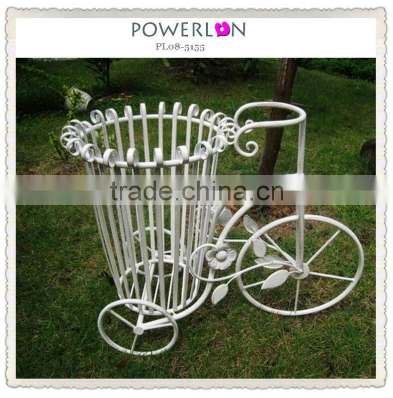 Wrought iron antirust bicycle umbrella holder
