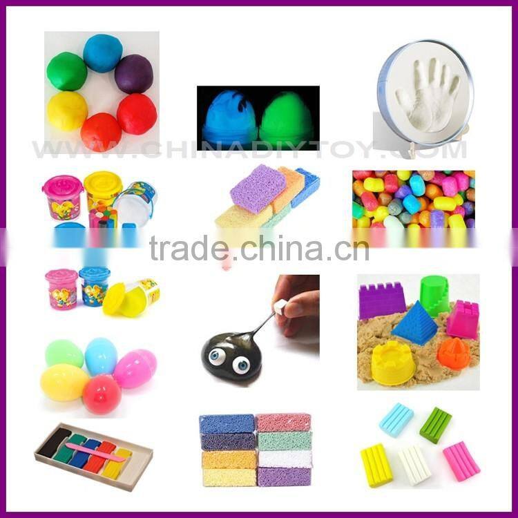 Wholesale intelligent kids modeling clay, DIY educational plasticine modeling clay, intelligent non dry super plastine