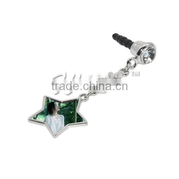 2015 New Sublimation Earphone Stopper Mobile Phone Accessory