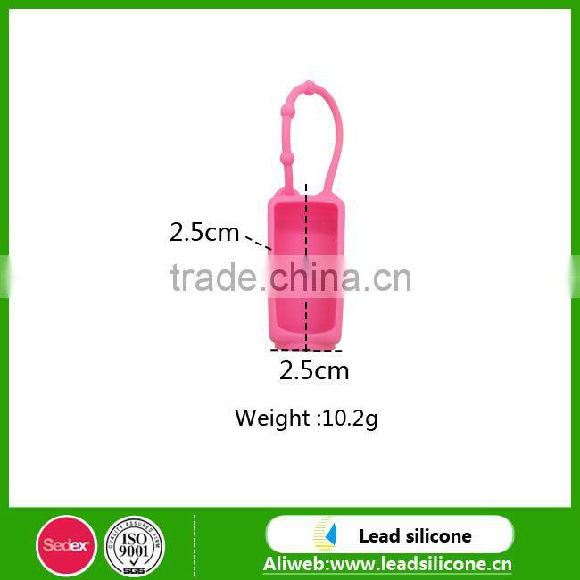 Siliocne Hand Sanitizer Silicone Holder with Plain colour