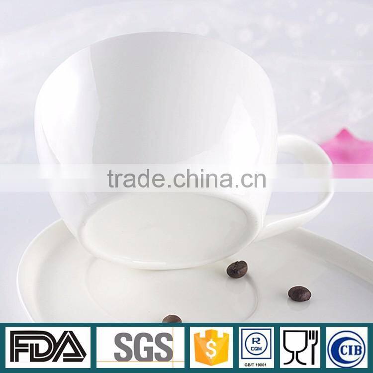 Wholesale custom design In Elegant Bone China Bulk Tea cup Coffee Cup and Saucer