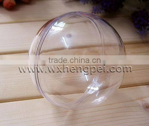 Clear Plastic Christmas Gift Ball Adorn Transparent Plastic Christmas Ball