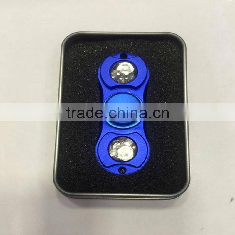 Factory direct supply fidget spinner toy with led light