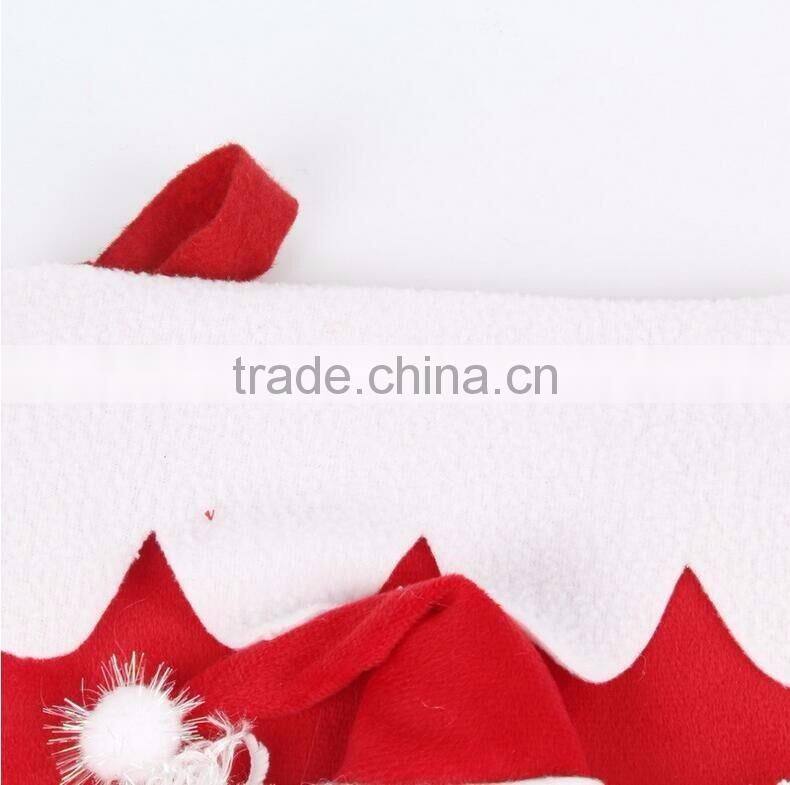 2016 Christmas Stocking Decorations Cute Hanging Christmas Ornaments Santa Claus Stocking Style Gift Bag