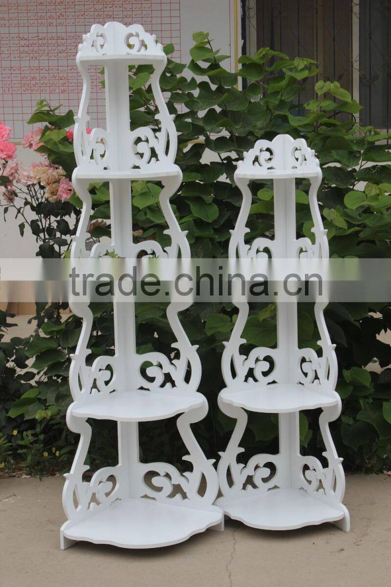 2016 New Style White Classical Wood Storage Cabinet /Bookshelf