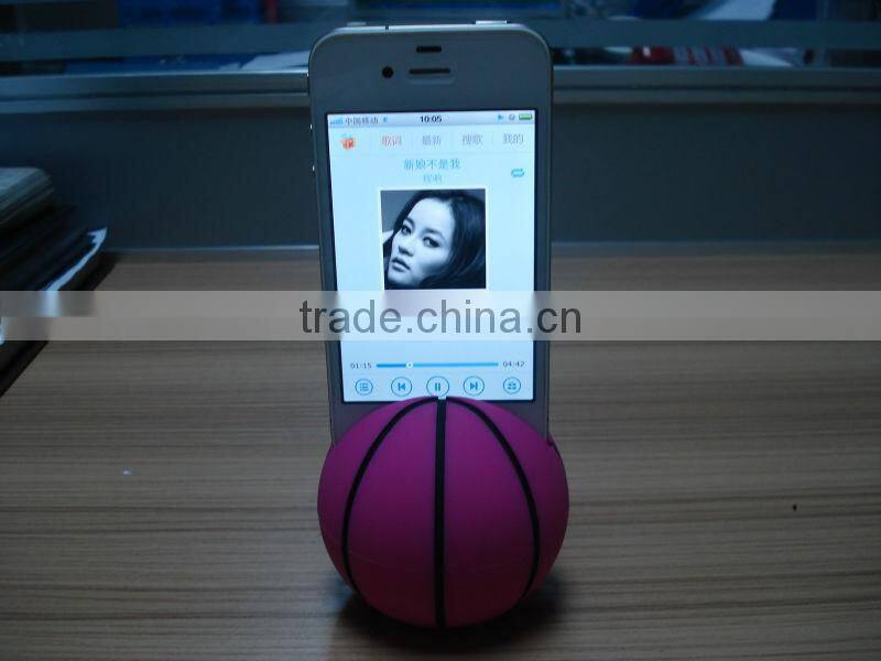 basketball shape silicone loudspeaker horn stand