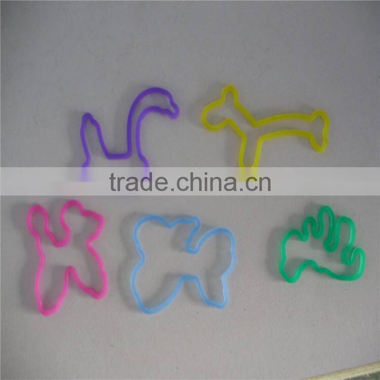 2015 hot selling silicone hair ties colorful silicone hair bands bracelet for girls and children