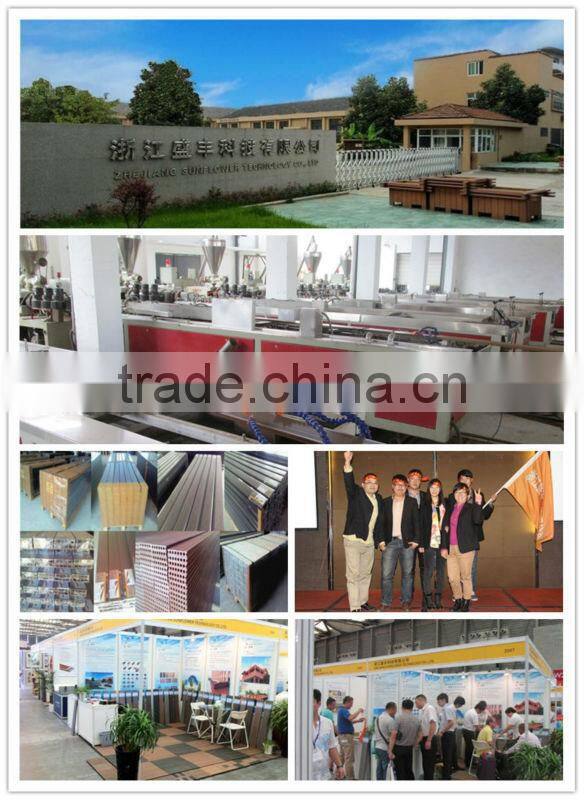 wpc wall panel like wood panels, wood plastic composite fence from Zhejiang