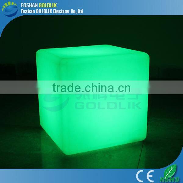 Night Club, Party LED Cube, Waterproof LED Cube Chair Lighting GKC-040RT