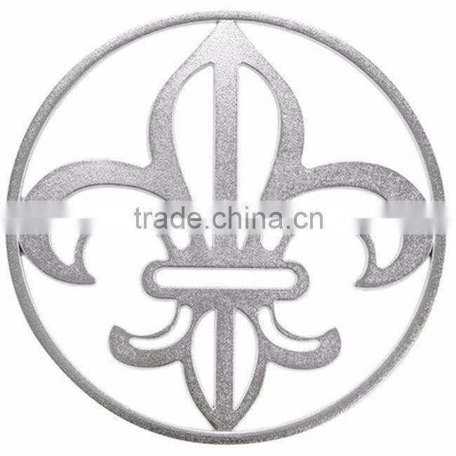 square shape silver plated fancy trivet