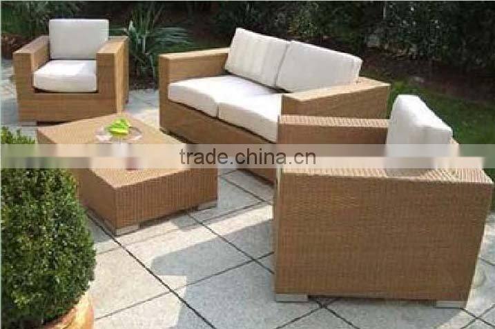 poly rattan furniture outdoor aluminum sofa set