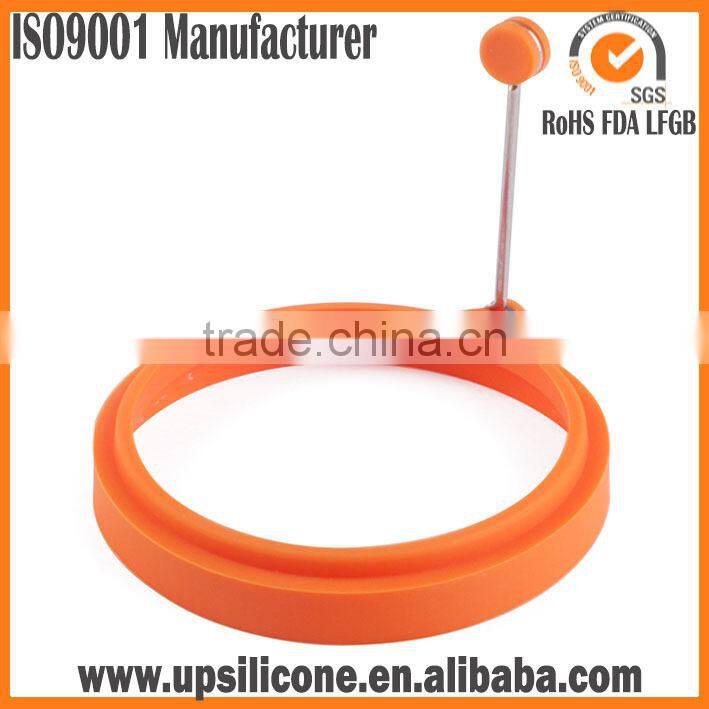 Hot Sale Breakfast Silicone Fried Egg Mold Pancake Egg Ring Heart Flower Shape Funny Kitchen Tool