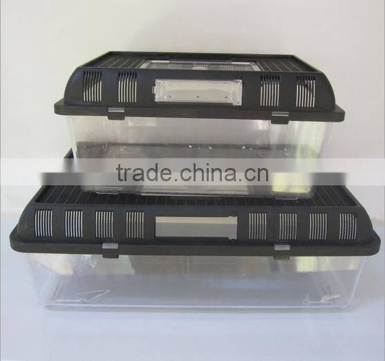 Big size plastic aquarium fish tank turtle tank