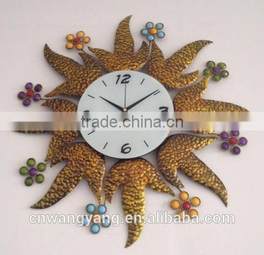 2014yiwu factory sale decorative wall clock
