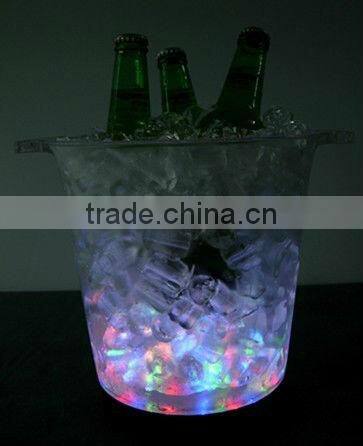 Dongguan PS plastic led lighted ice bucket bar decorations