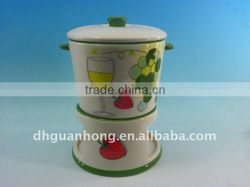 Ceramic Condensed Milk Pot